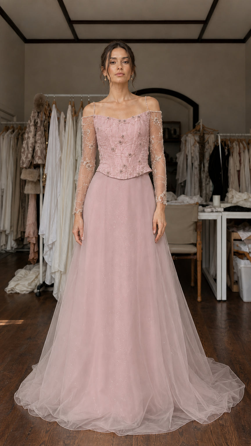Front view of pink color variant