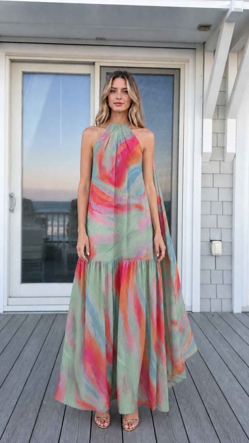 Front view of sage multi color variant