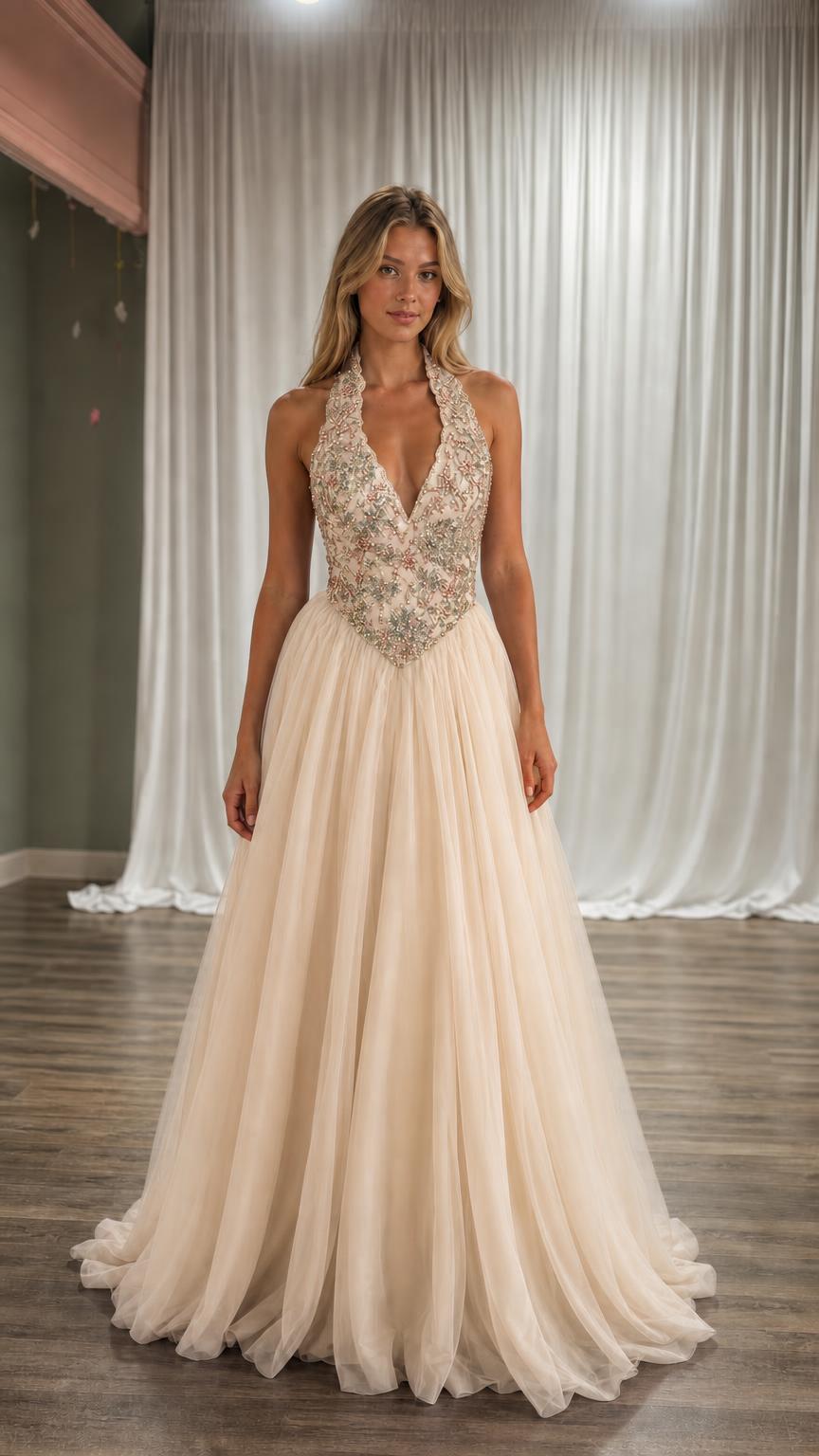 Full view of champagne color variant