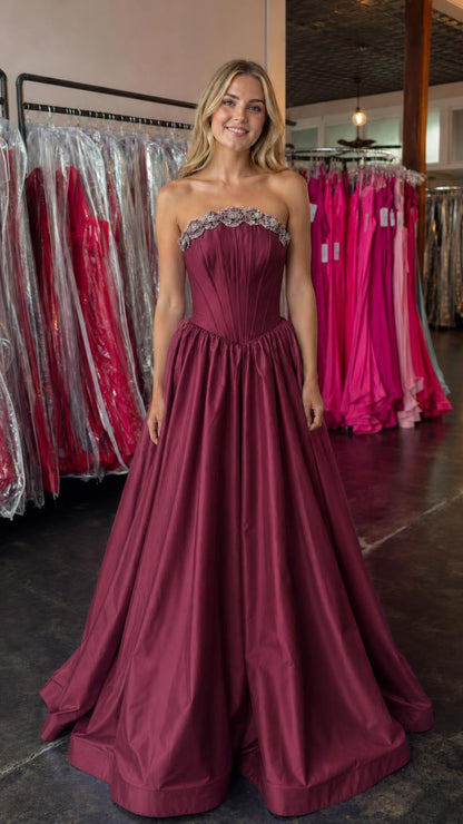 Full view of deep wine color variant