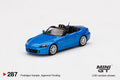 MINIGT 1:64 Honda S2000 in Laguna Blue Pearl