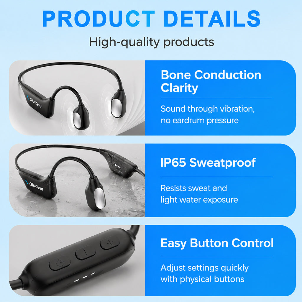 🌎Ends Today: 83% OFF!⏰🏆Pryxo®  Bone Conduction Smart Hearing Headphones （Mayo Clinic Recommended）
