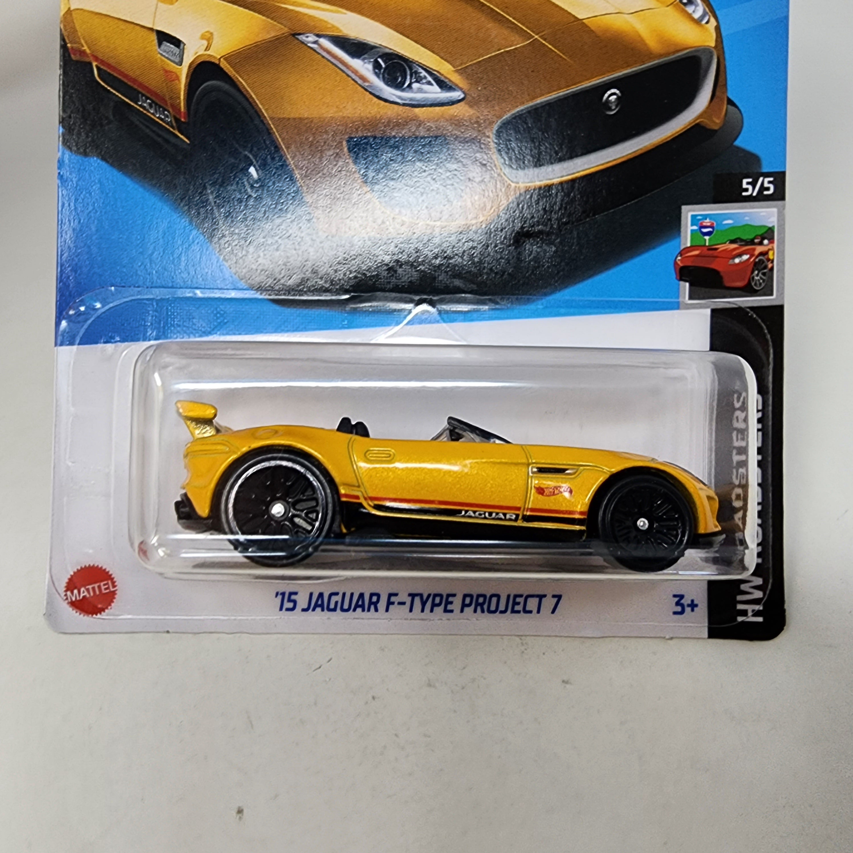 15 Jaguar F-Type Project 7 #116 * Yellow * 2024 Hot Wheels