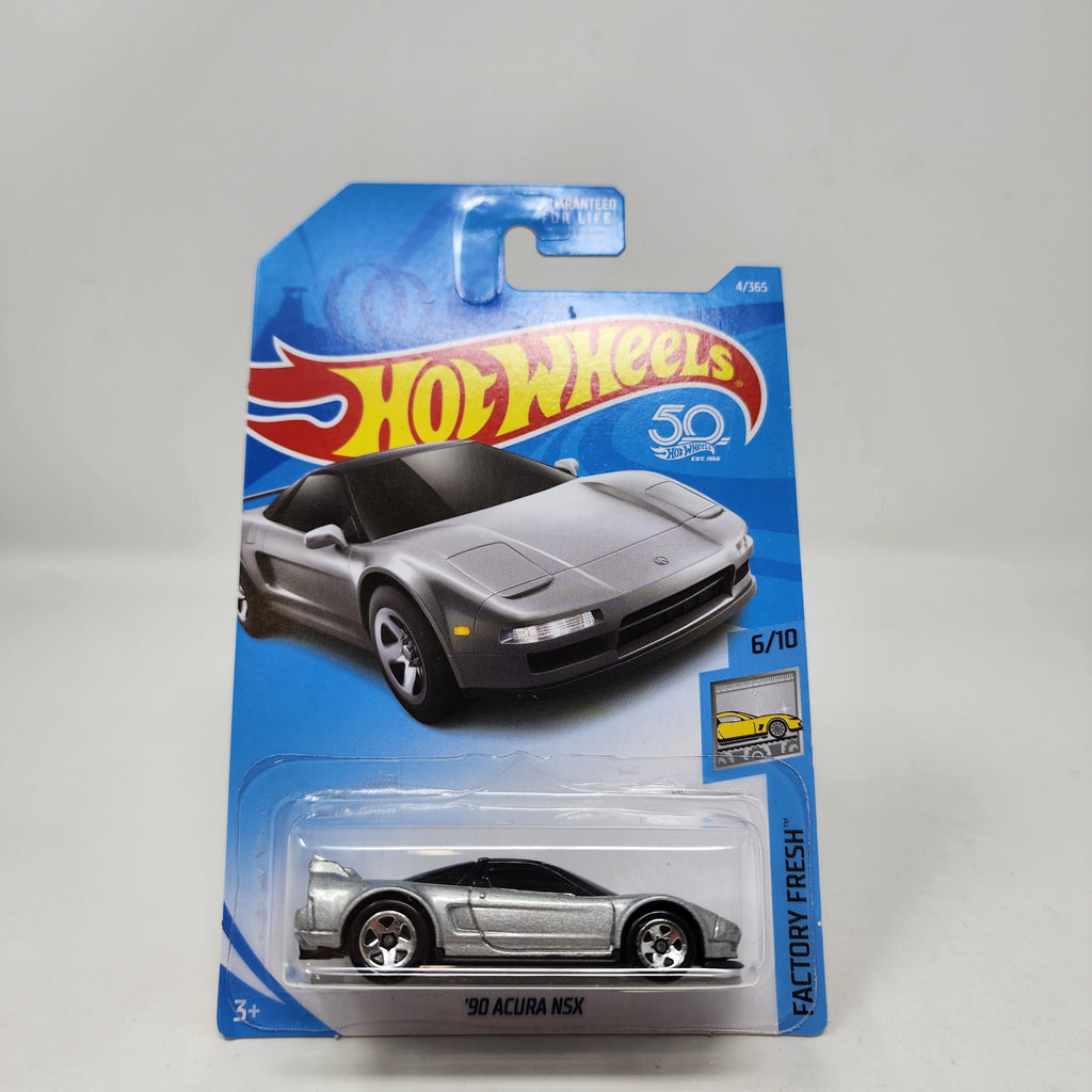 90 Acura NSX #4 * Silver * 2018 Hot Wheels