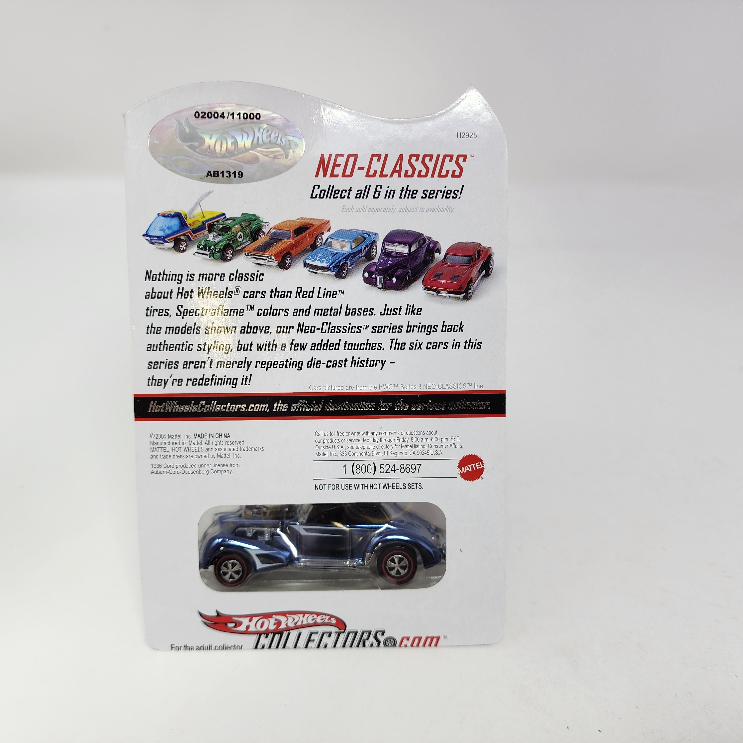 Classic Cord Series 4 * Hot Wheels Red Line Club RLC Neo-Classics