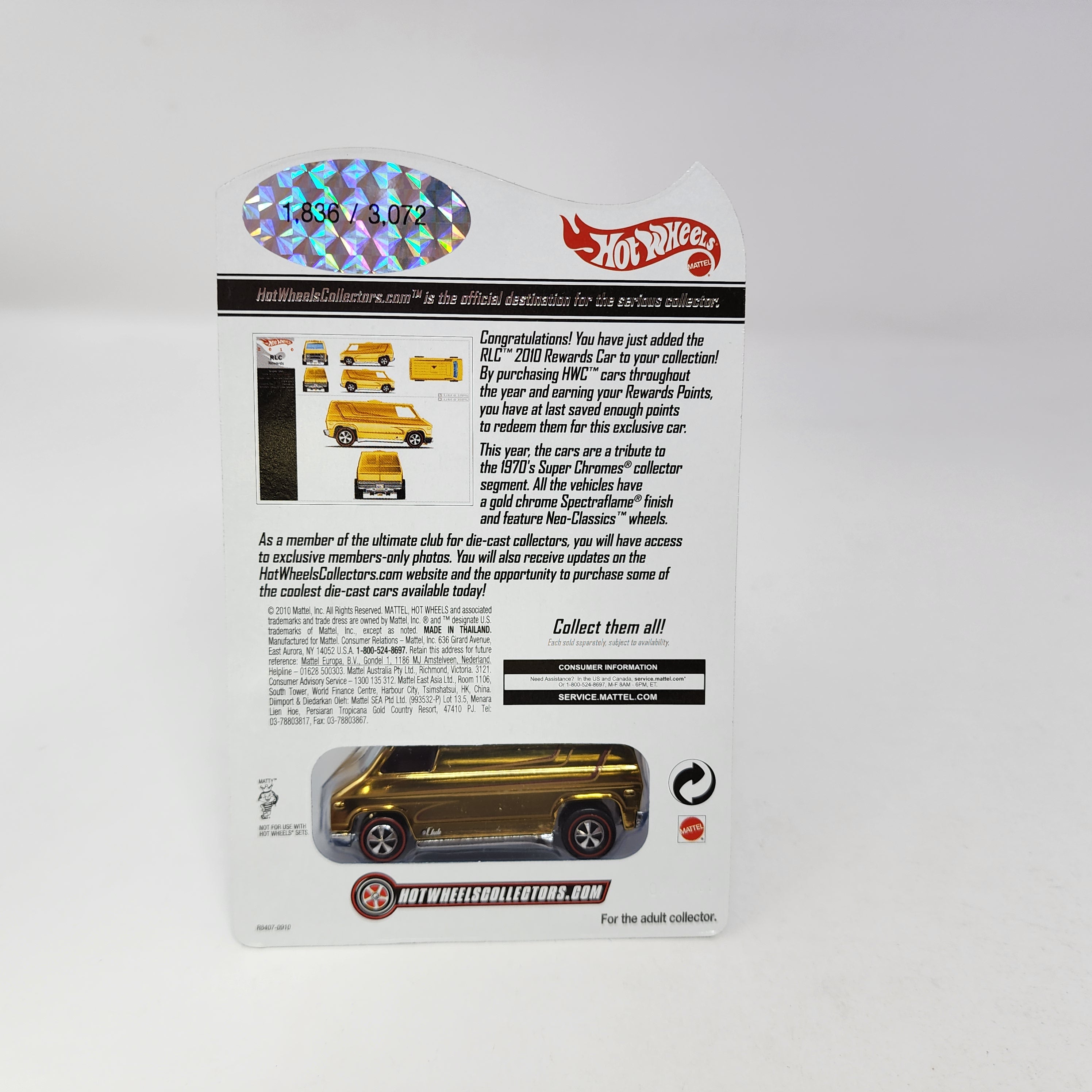 Super Van * Hot Wheels Red Line Club RLC Super Chromes