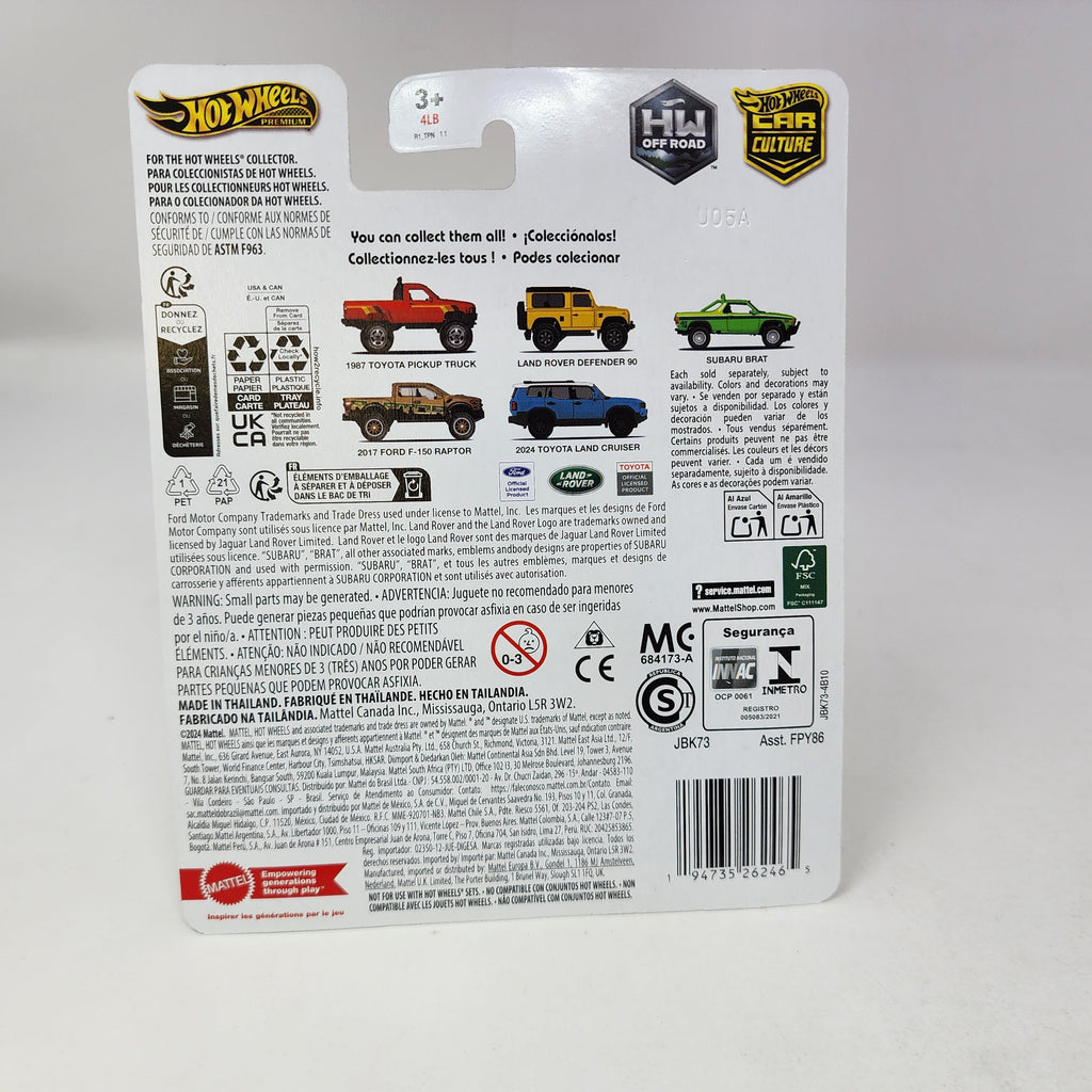 1987 Toyota Pickup Truck 1/5 * 2025 Hot Wheels Car Culture OFF ROAD Case H