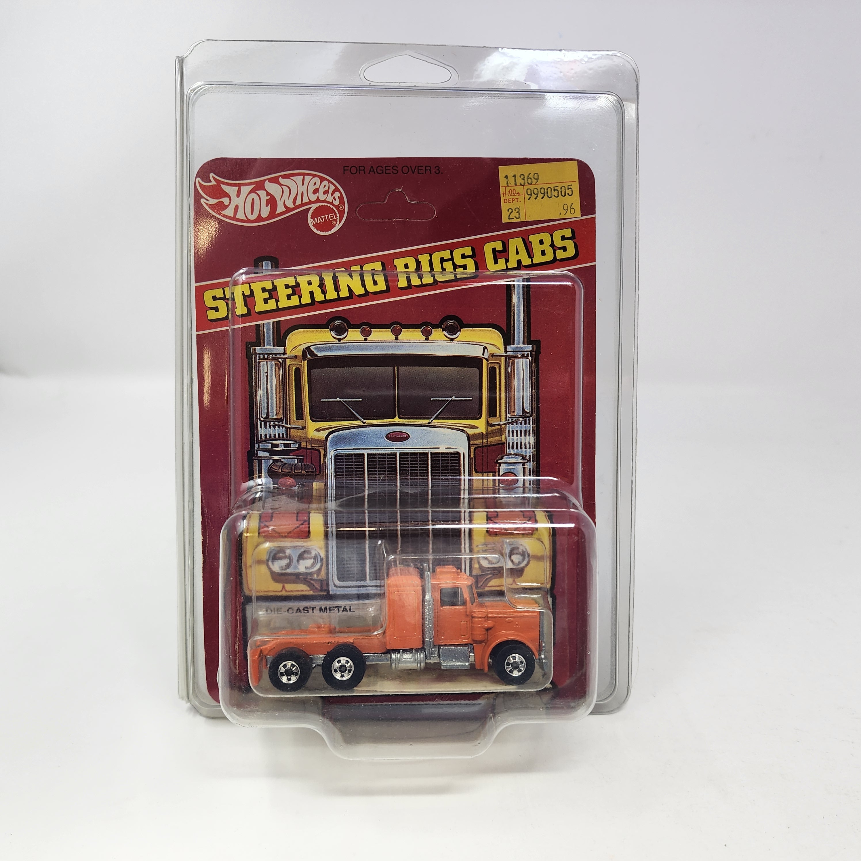 Peterbilt No 5672 * Orange * 1982 Hot Wheels Hong Kong Steering Rigs
