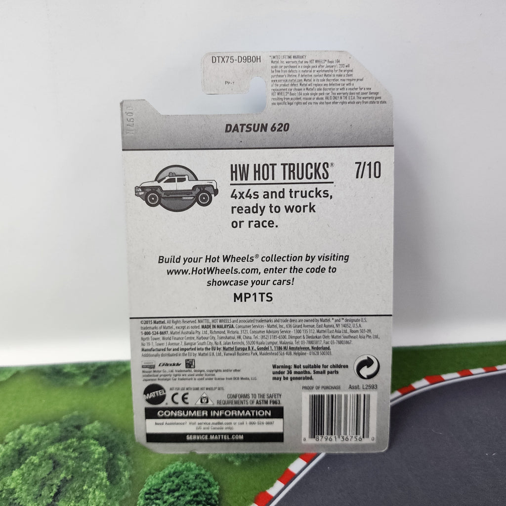 Datsun 620 #181 * WHITE * 2016 Hot Wheels