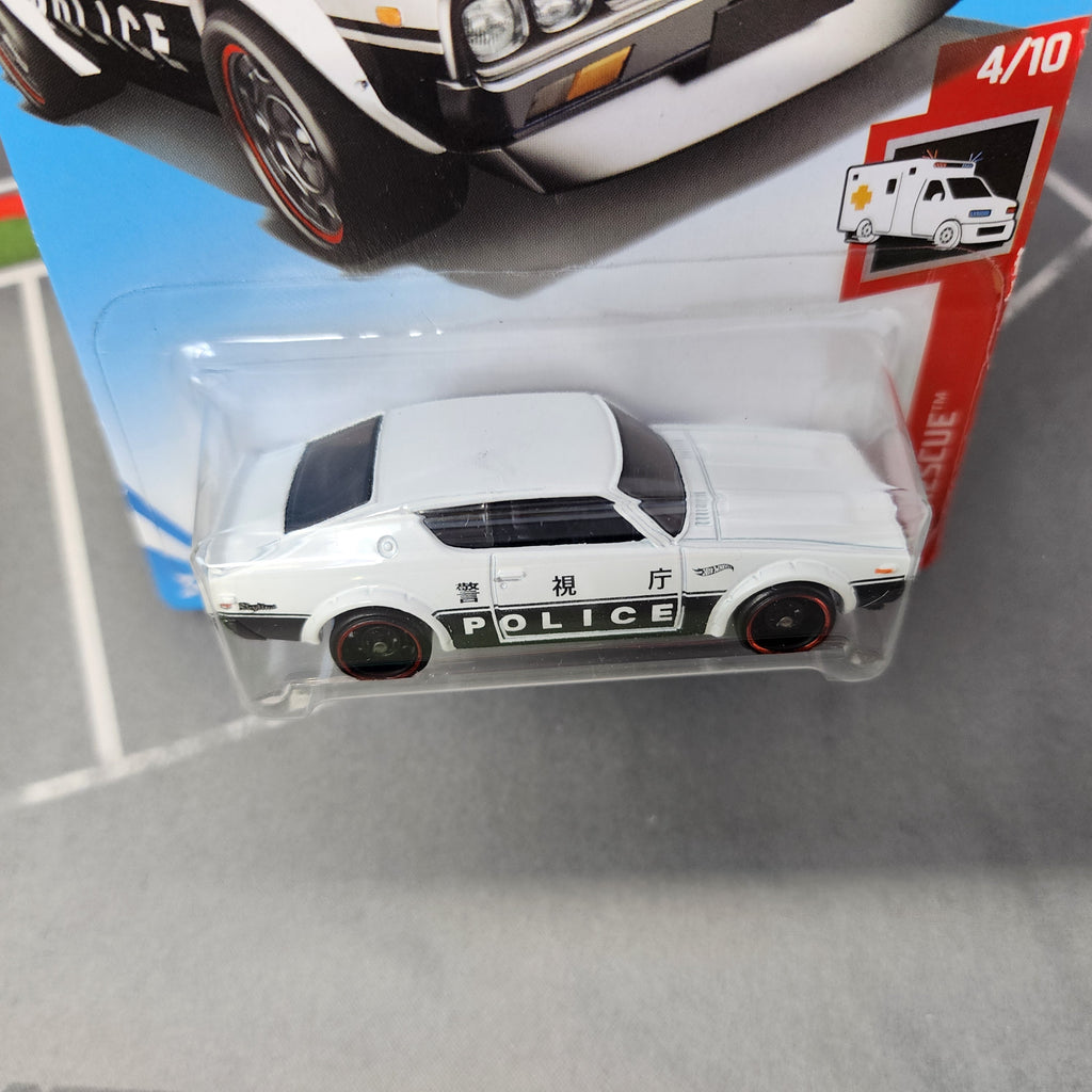 Nissan Skyline 2000 GT-R #160 * White/Black * Hot Wheels 2019