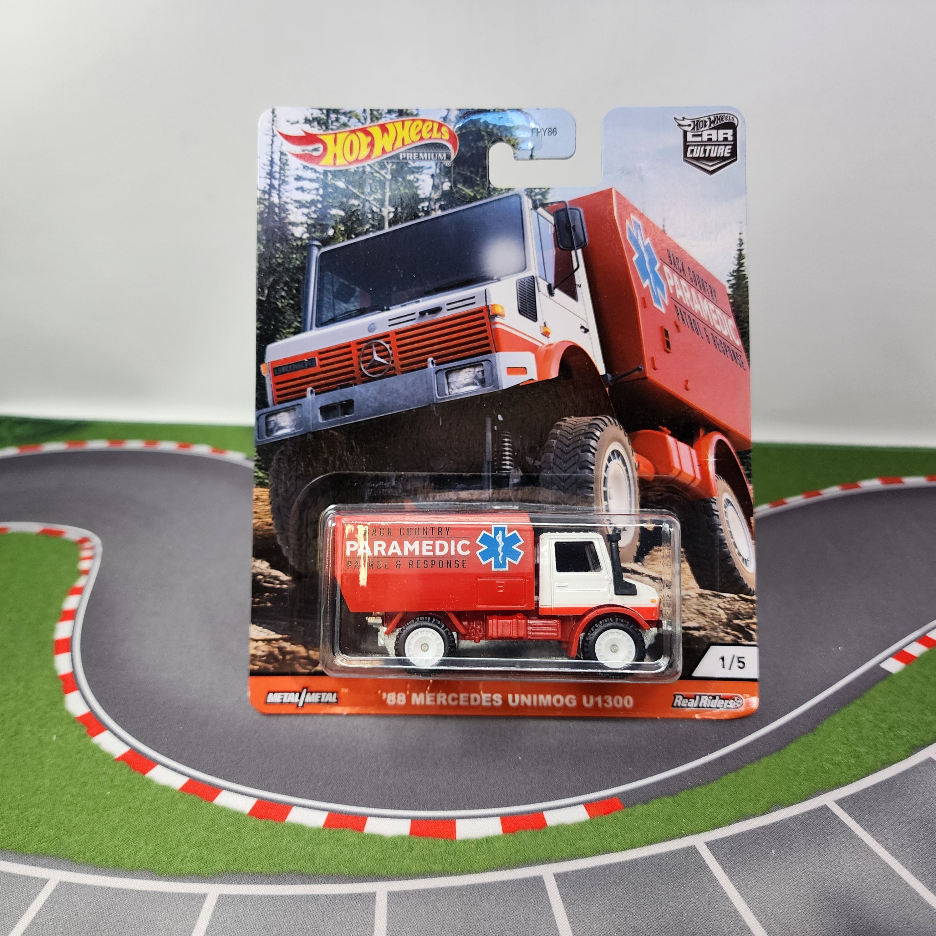 88 Mercedes Unimog U1300 * Hot Wheels Car Culture WILD TERRAIN