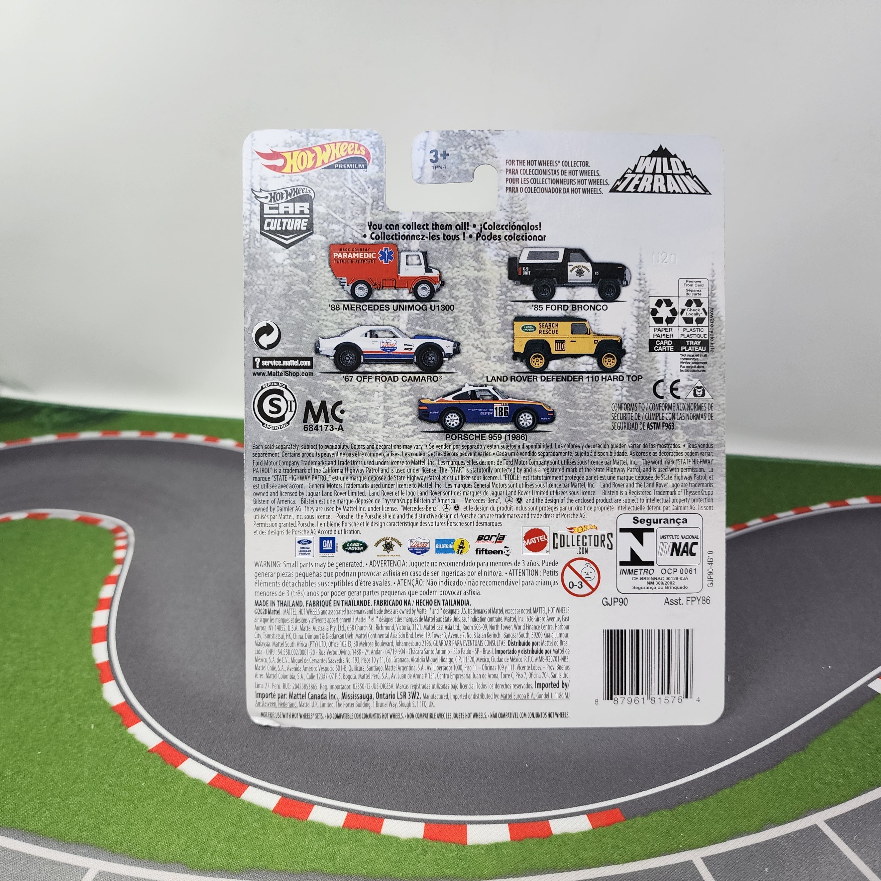 88 Mercedes Unimog U1300 * Hot Wheels Car Culture WILD TERRAIN