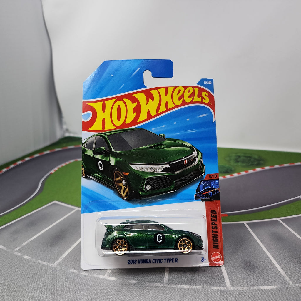 2018 Honda Civic Type R #11 * Green * 2026 Hot Wheels Case G