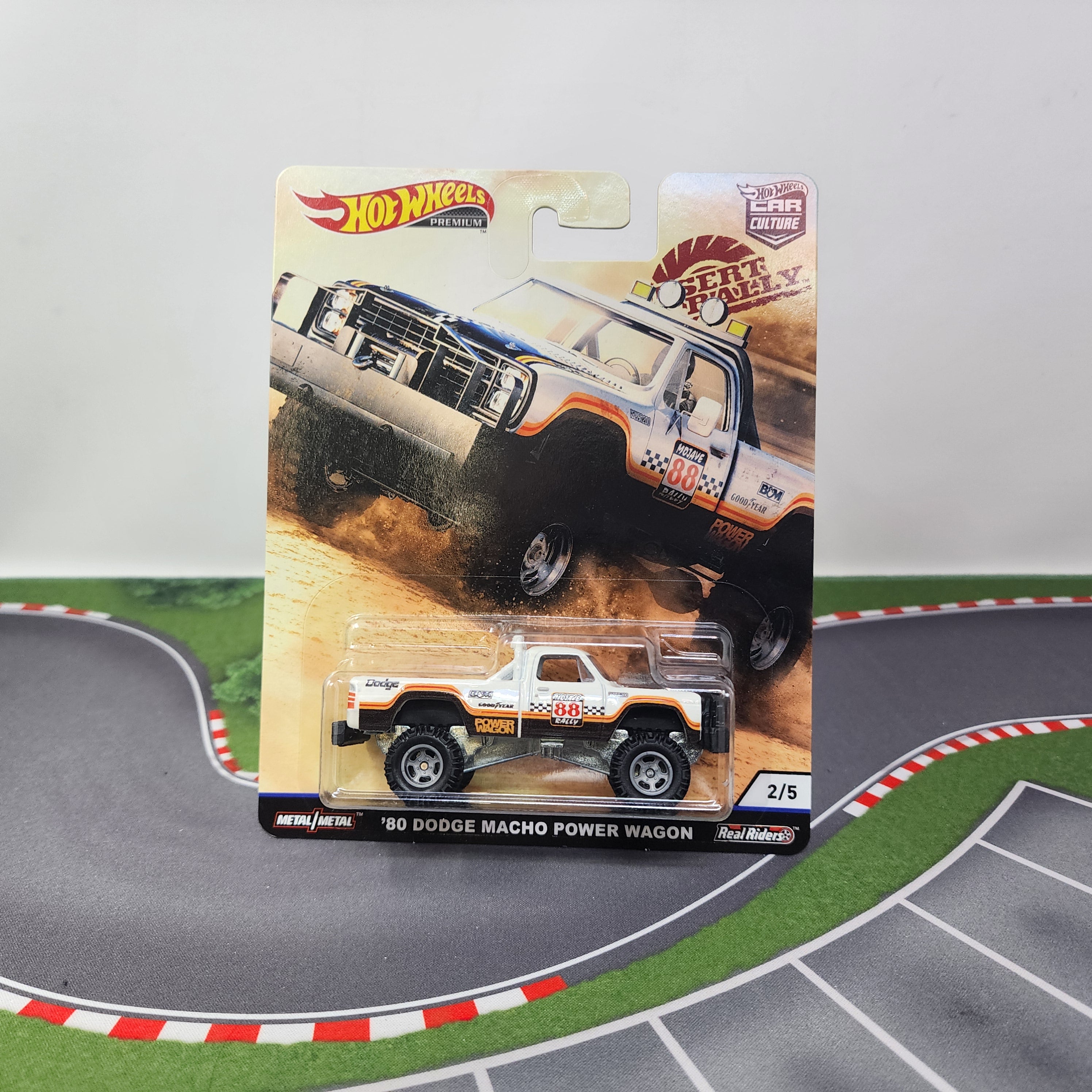 80 Dodge Macho Power Wagon * Hot Wheels Car Culture Desert Rally