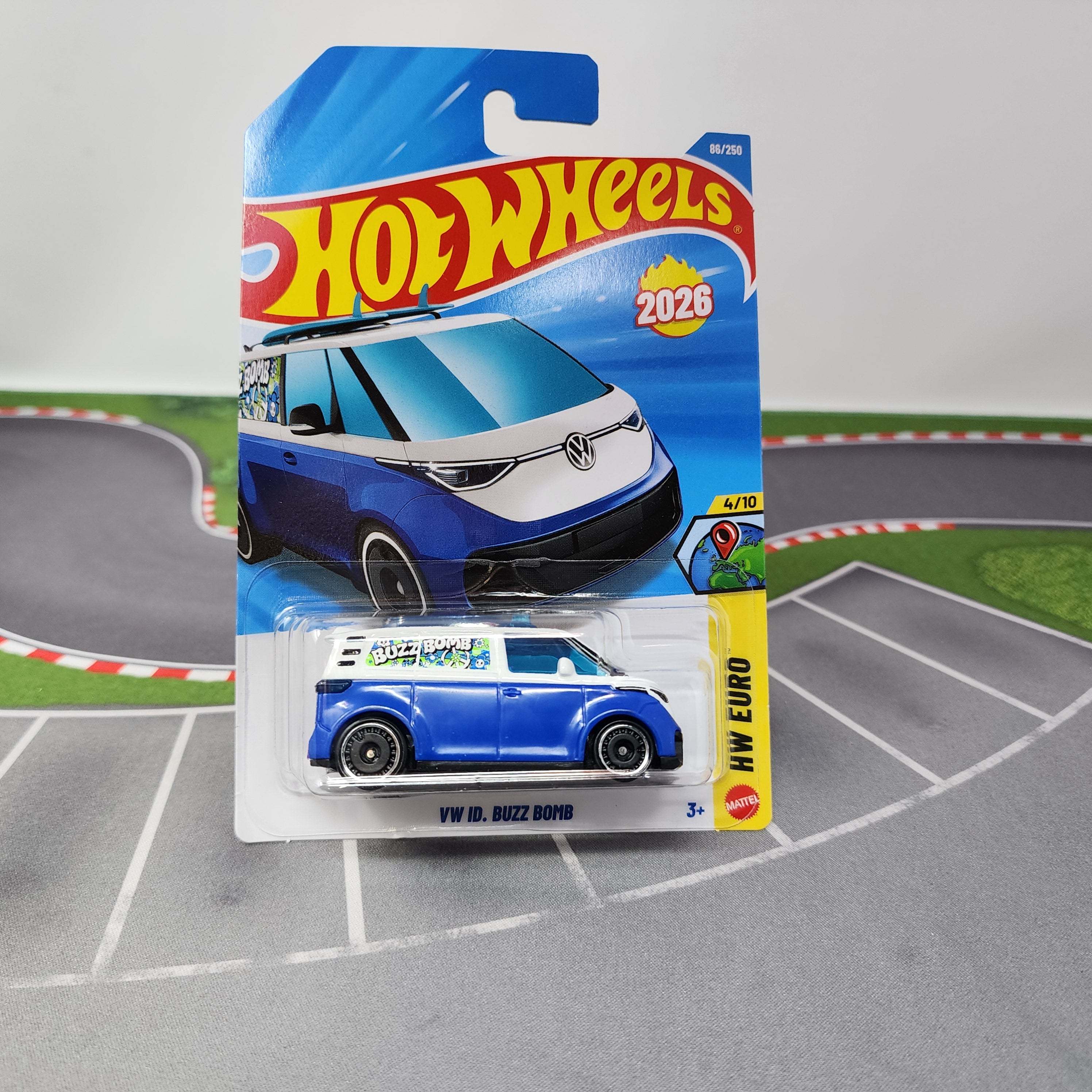VW ID Buzz Bomb #86 * Blue * 2026 Hot Wheels Case J
