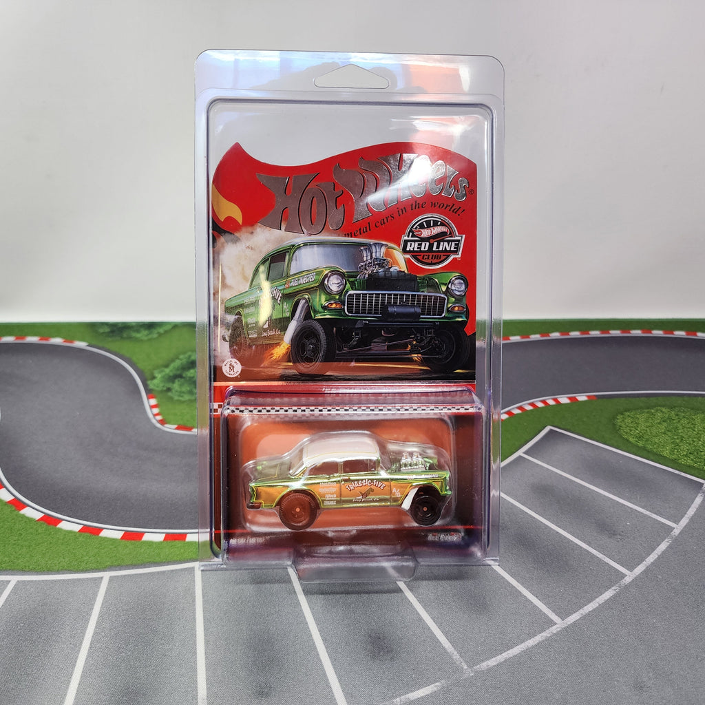 55 chevy Bel air Gasser Triassic-Five * Hot Wheels Red Line Club RLC
