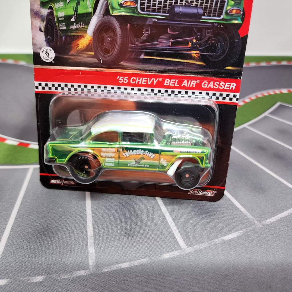 55 chevy Bel air Gasser Triassic-Five * Hot Wheels Red Line Club RLC
