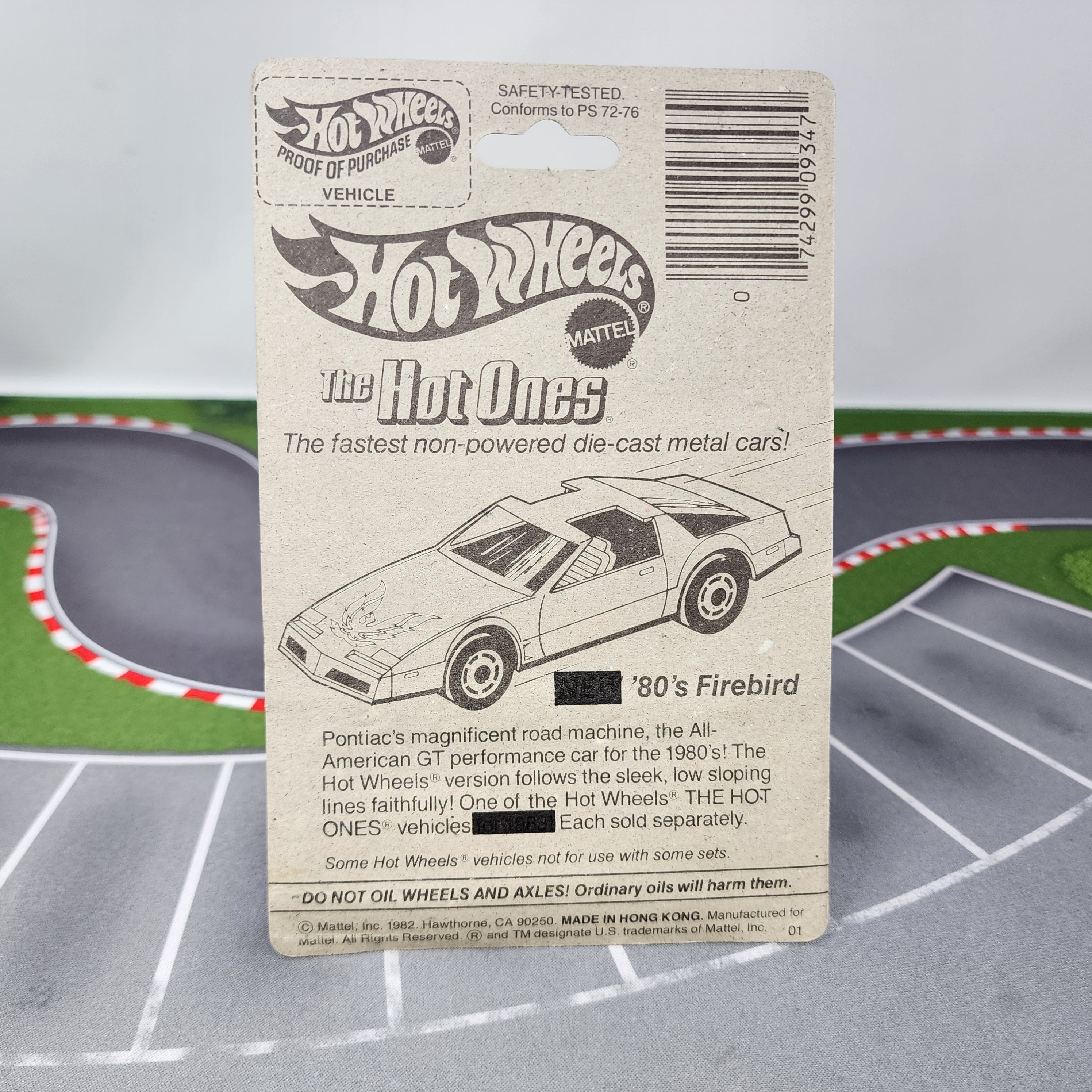 57 T-Bird 4357 * Hot Wheels Real Riders 1982 Malaysia
