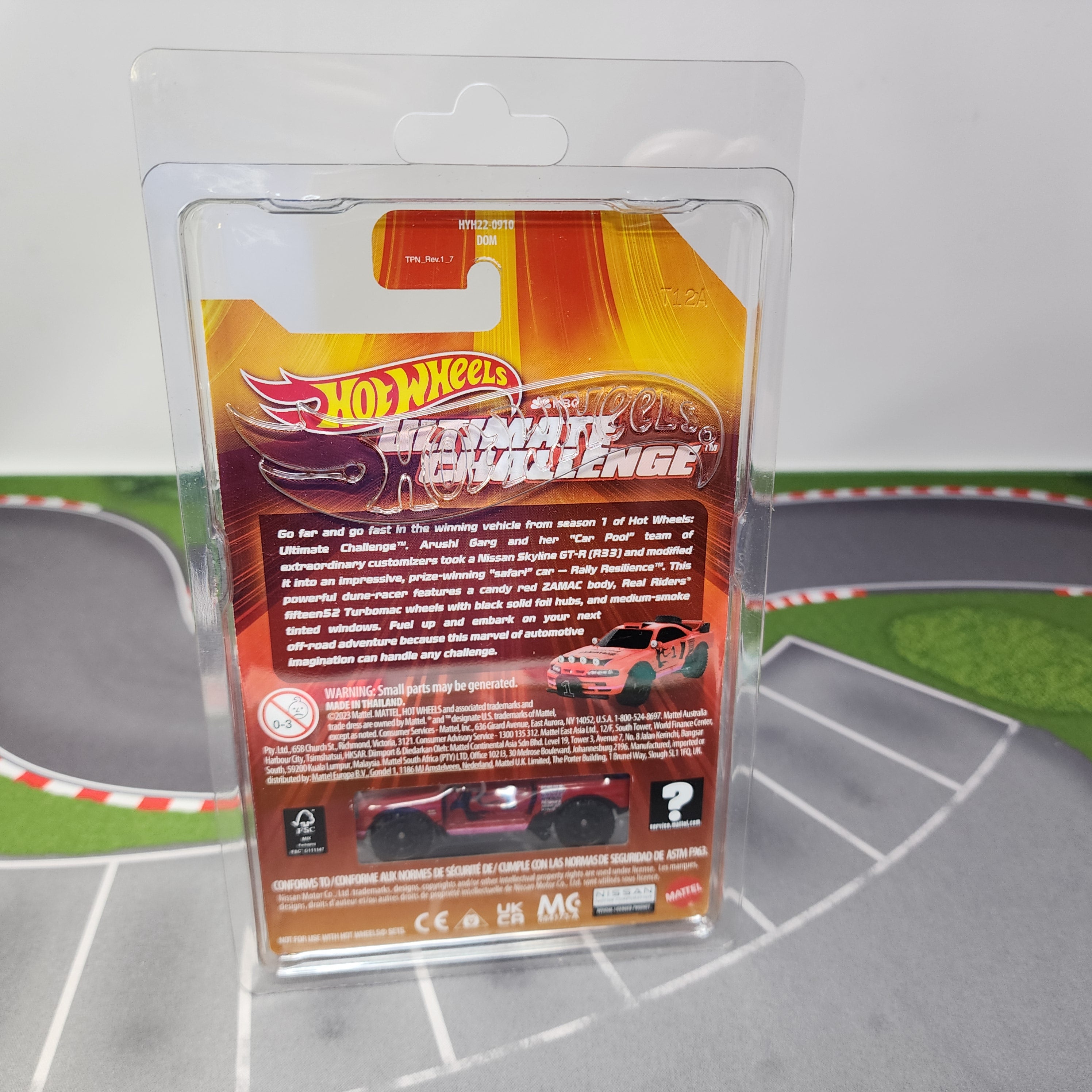 Rally Nissan Skyline R33 Ultimate Challenge NBC * Hot Wheels Red Line Club RLC
