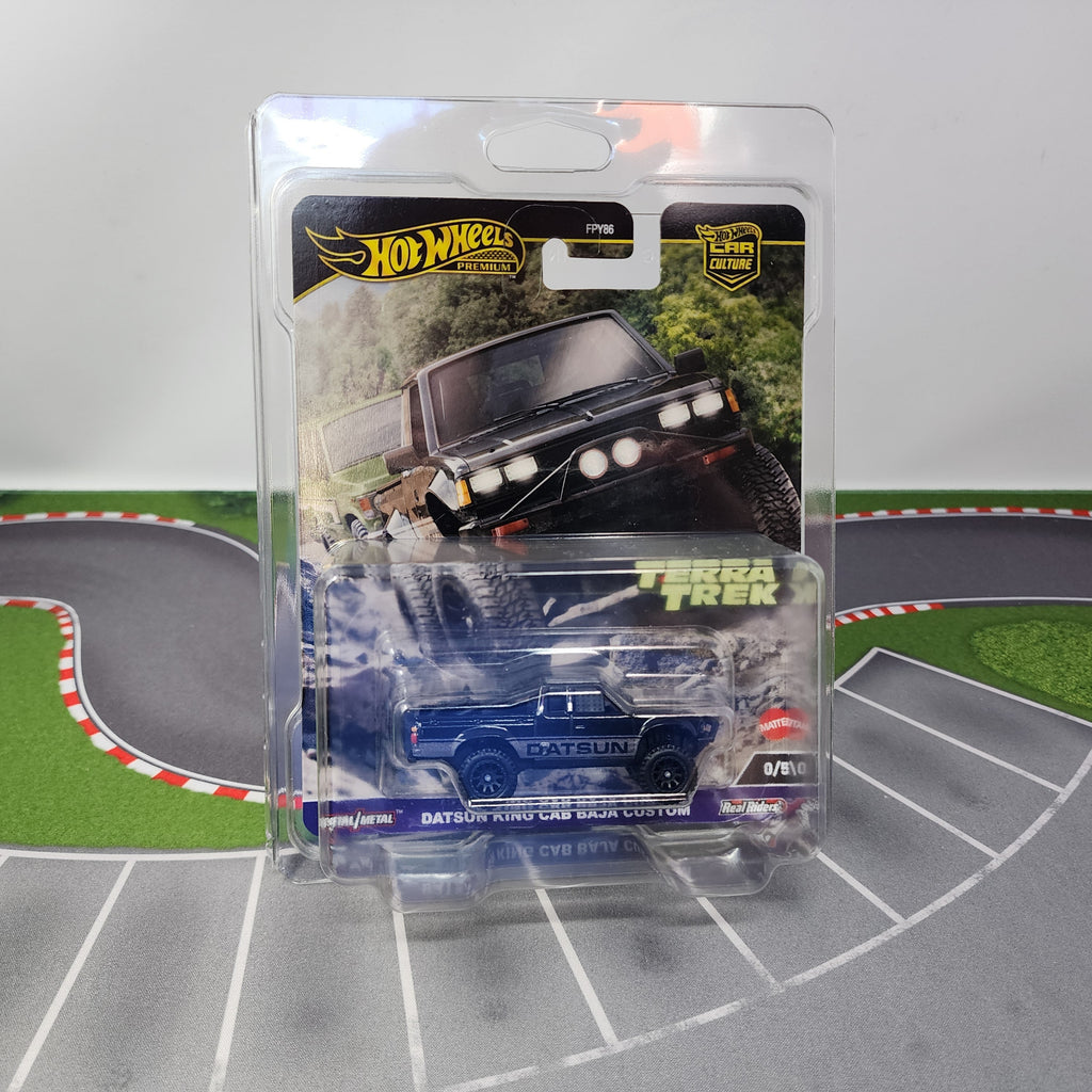 Datsun King Cab Baja 0/5 * Black CHASE * Hot Wheels Car Culture TERRA TREK