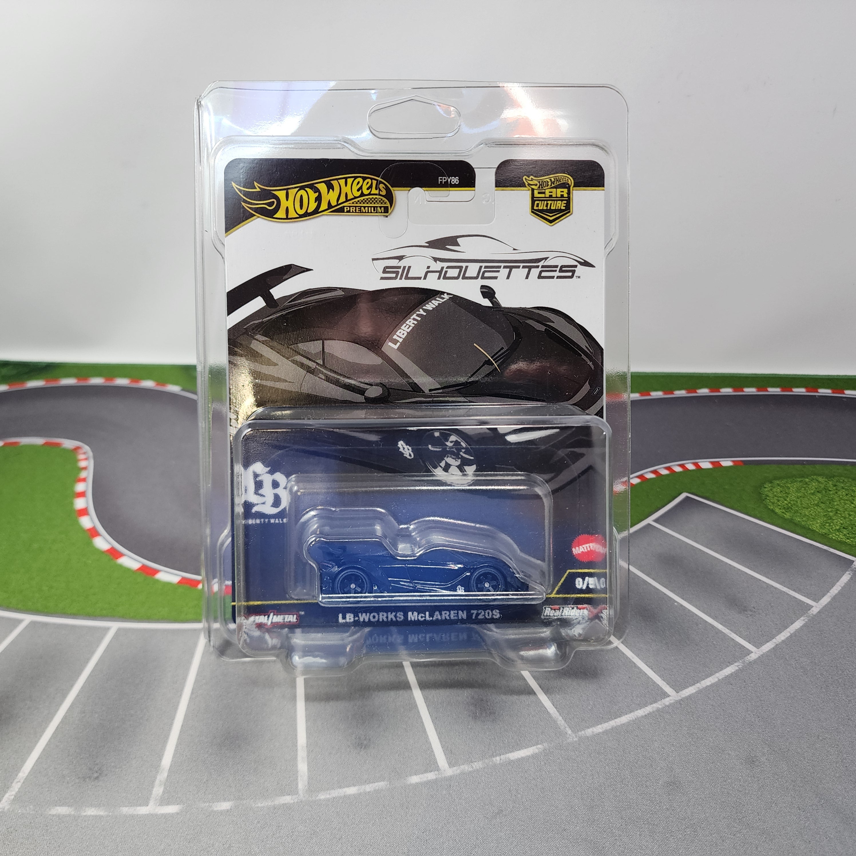 LB-Works McLaren 720S 0/5 * Black CHASE * Hot Wheels Car Culture SILHOUETTES