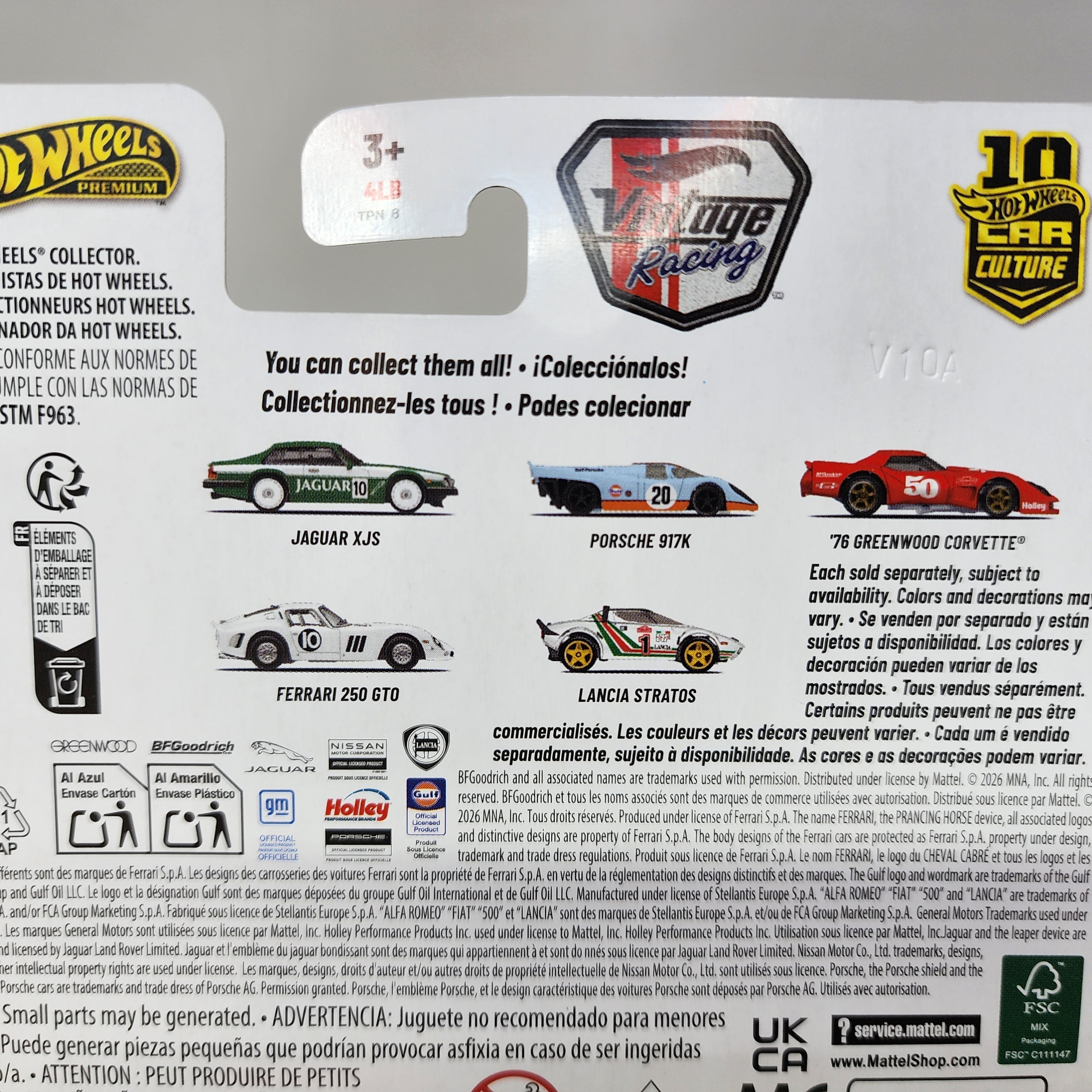 76 Greenwood Corvette #3/5 * 2026 Hot Wheels Car Culture VINTAGE RACING Case T