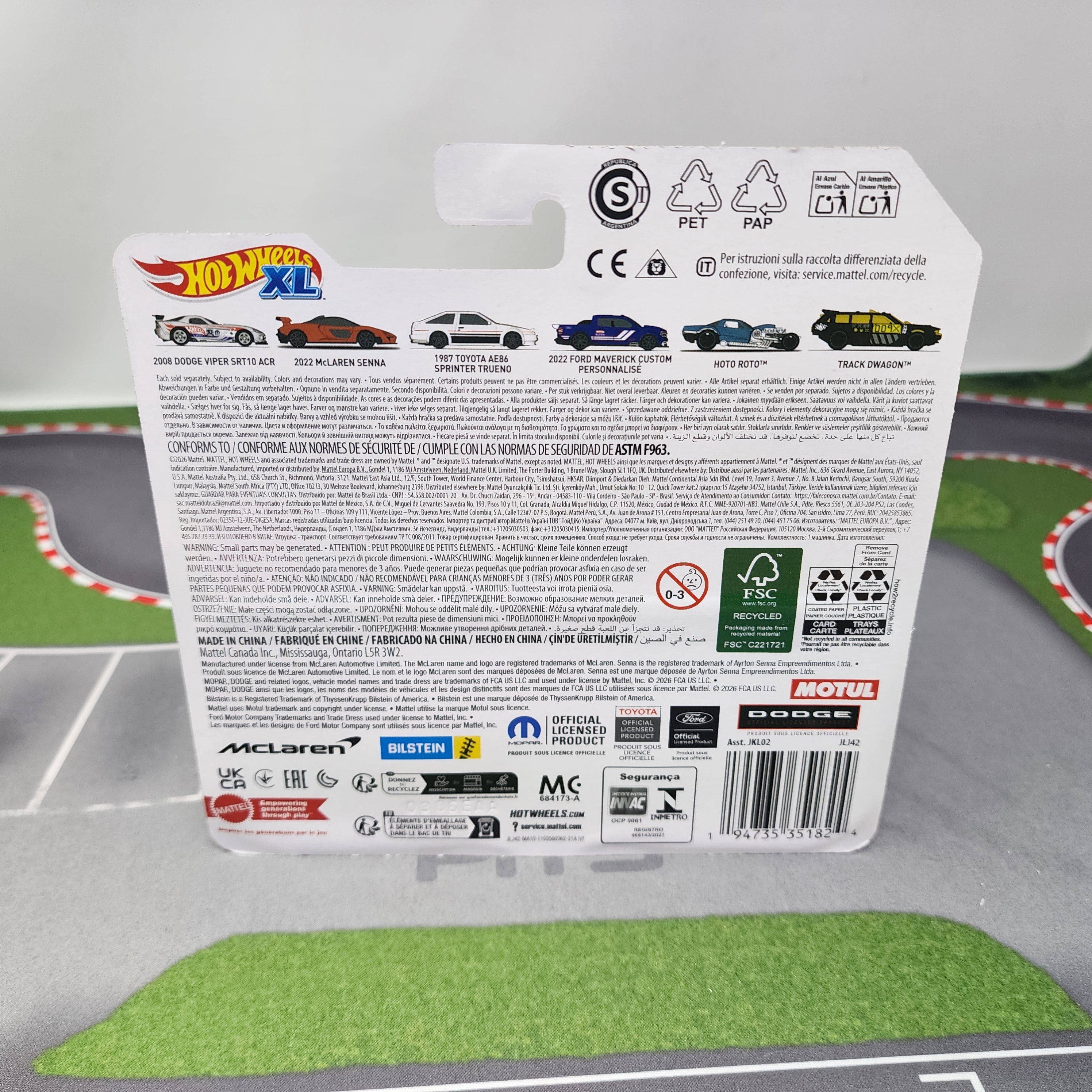 1987 Toyota AE86 Sprinter #15/24 * 2026 Hot Wheels XL 1:43 Scale * New Case C