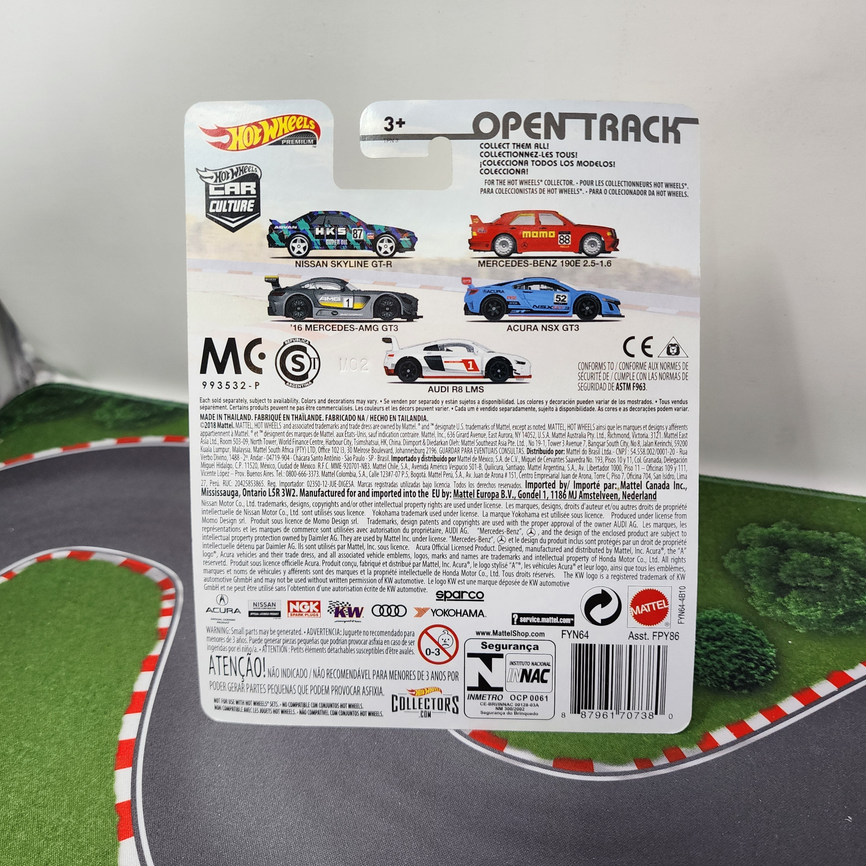 Audi R8 LMS #5 * Hot Wheels Car Culture Open Track