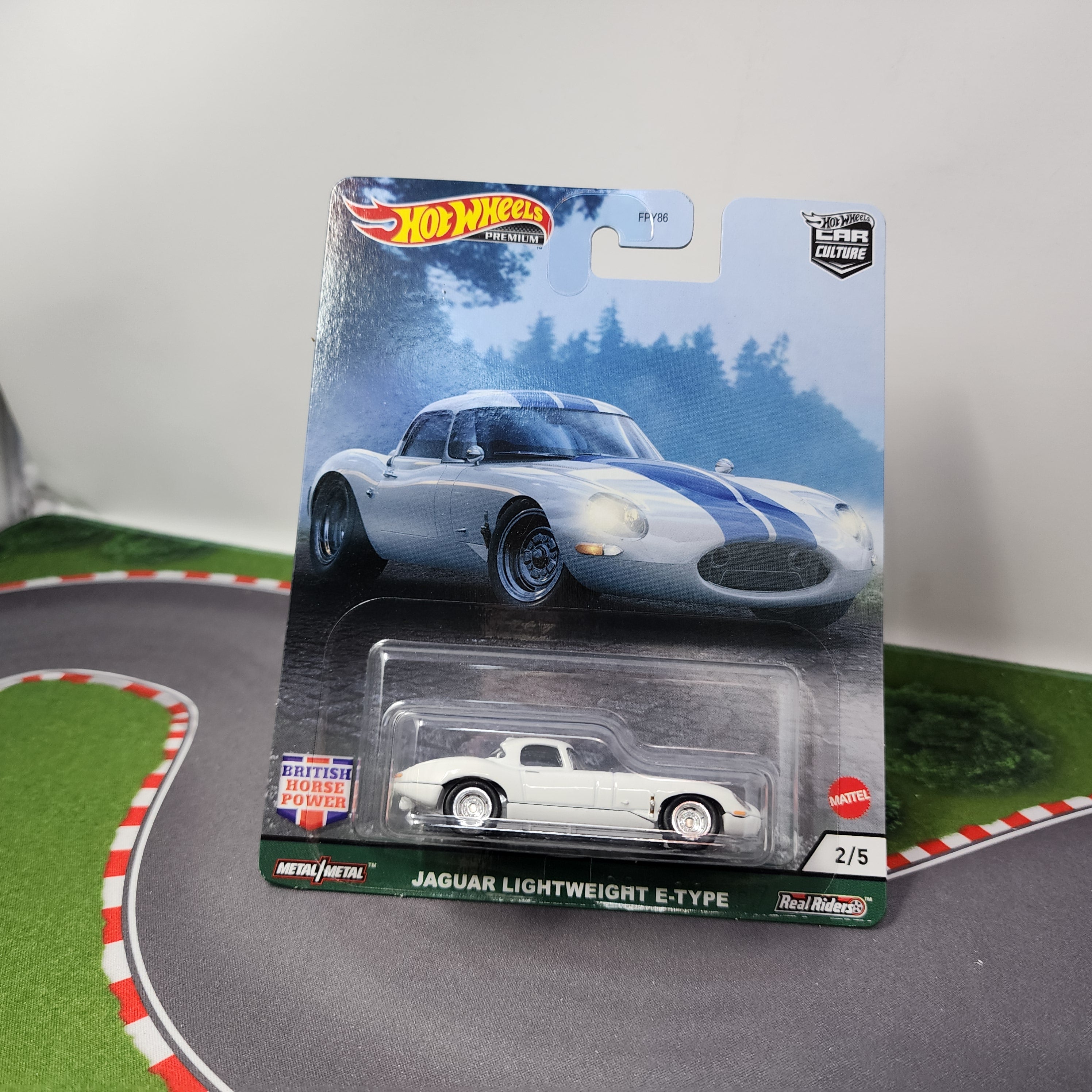 Jaguar Lightweight E-Type #2 * Hot Wheels Car Culture British Horse Power