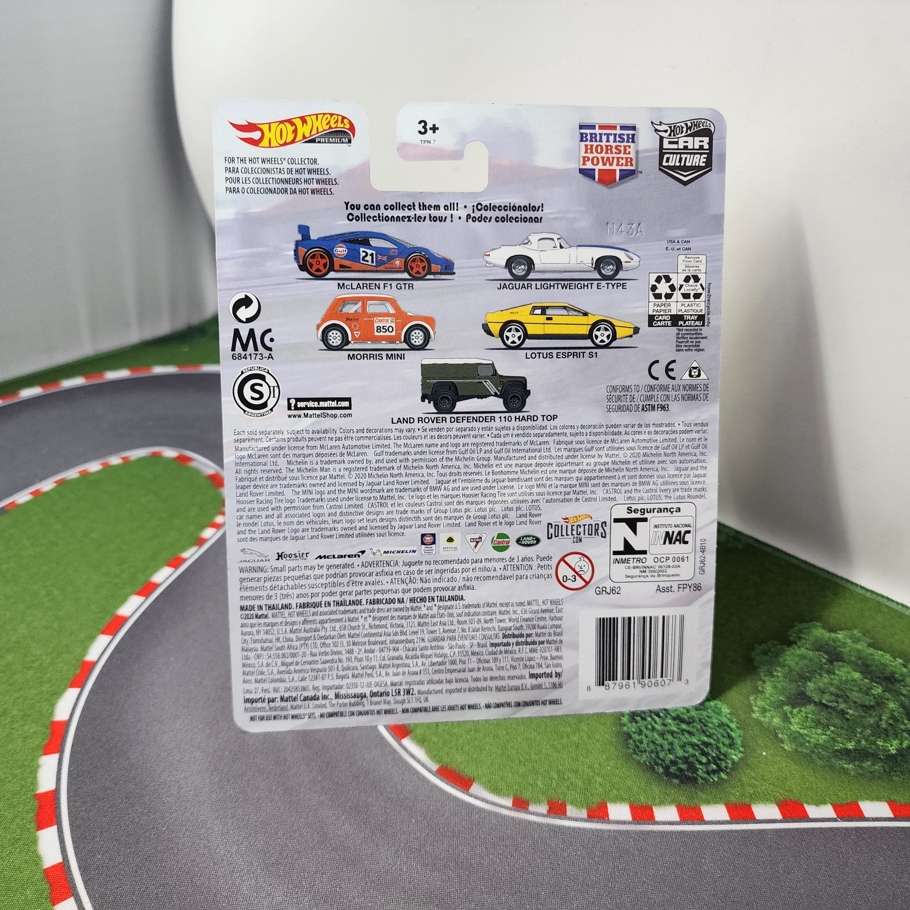 McLaren F1 GTR #1 * Hot Wheels Car Culture British Horse Power