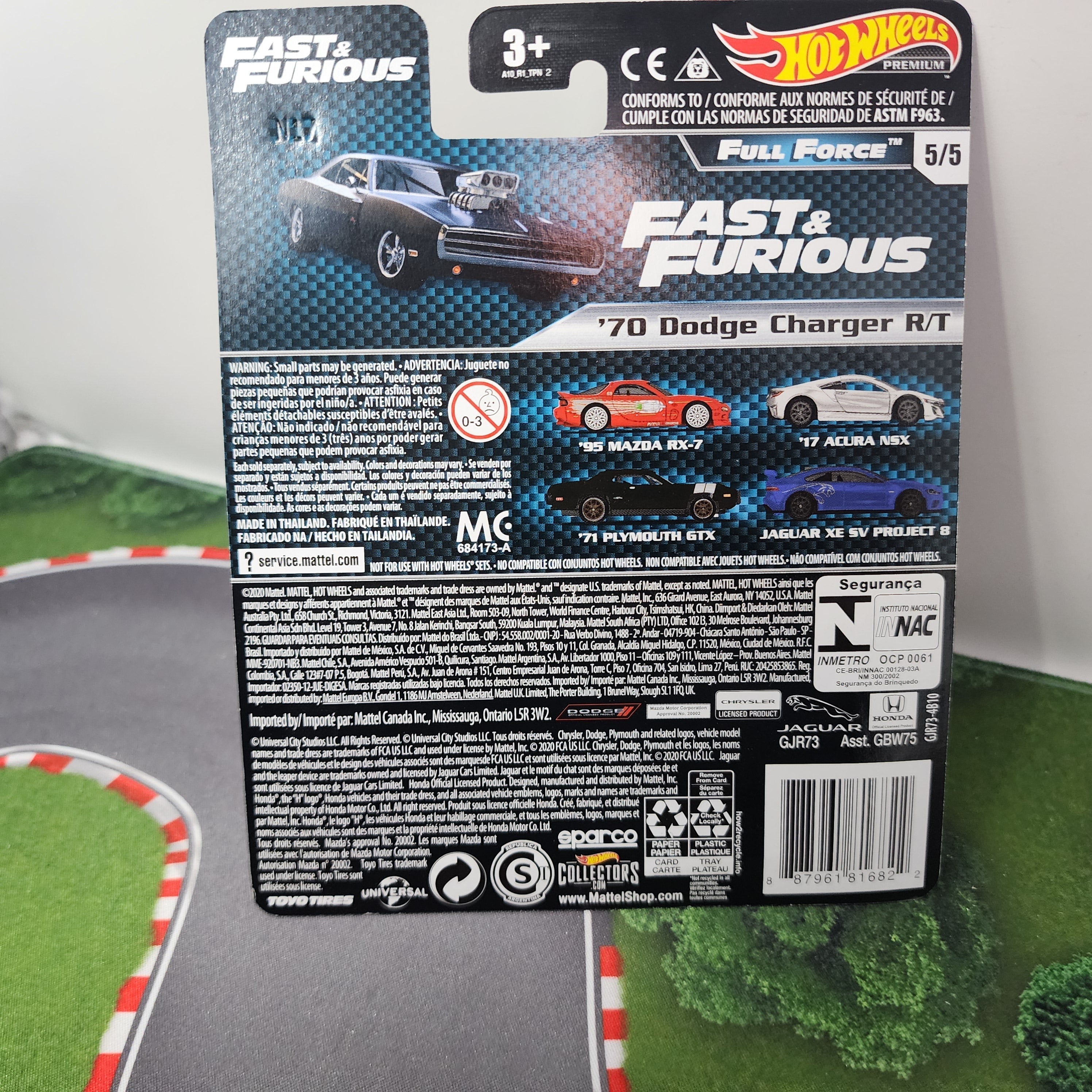 70 Dodge Charger R/T #5 * Hot Wheels Car Culture Fast & Furious Full Force