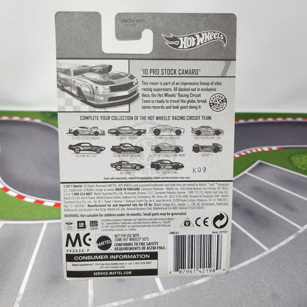 10 Pro Stock Camaro #1 * Hot Wheels Racing Circuit