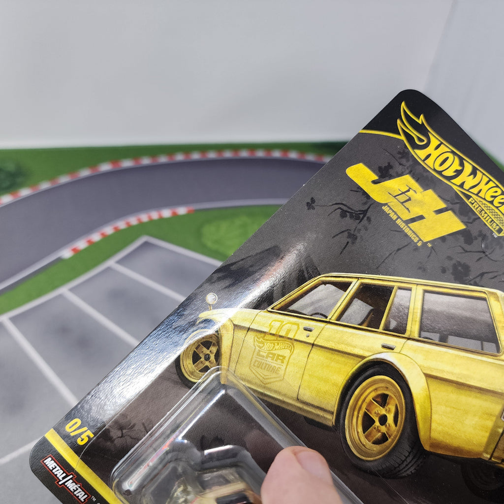 Datsun 510 Wagon * GOLD CHASE * Hot Wheels Car Culture Japan 5 * BAD CARD
