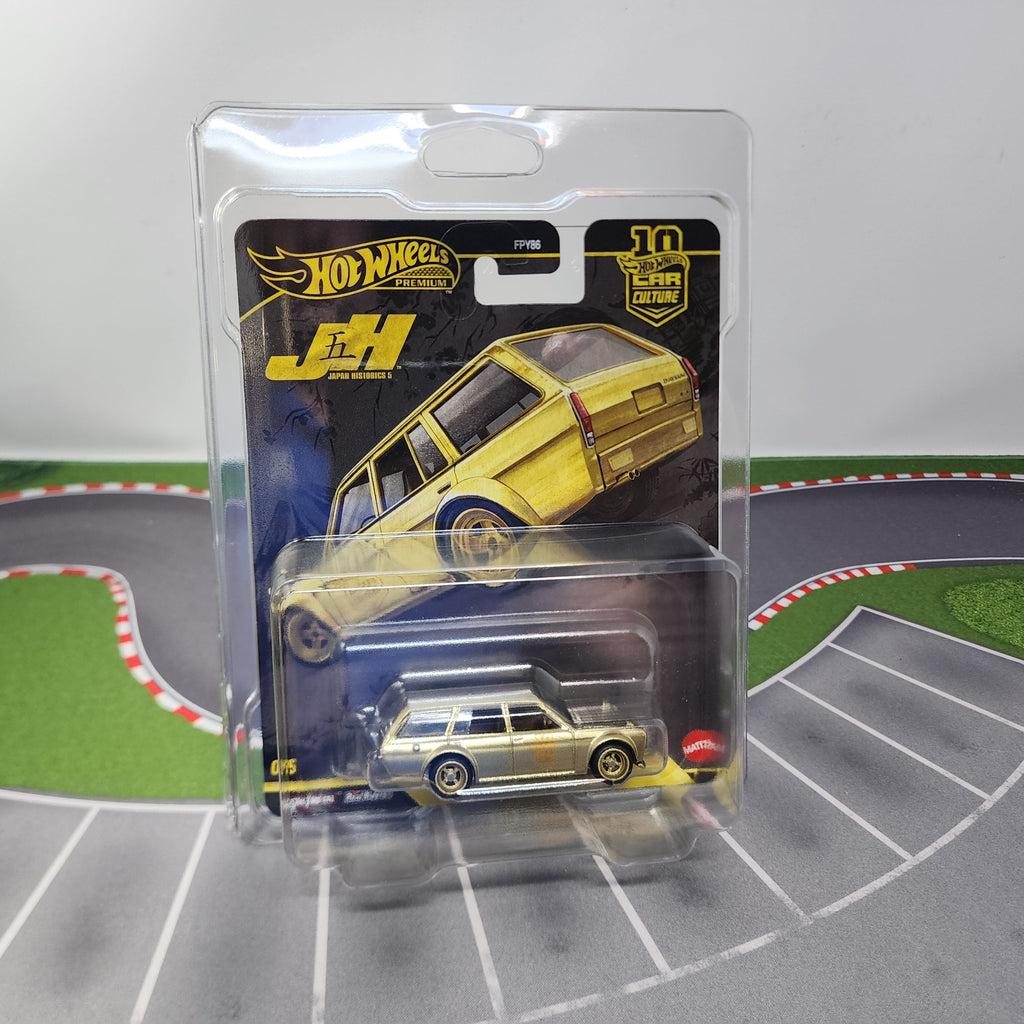 Datsun 510 Wagon * GOLD CHASE * Hot Wheels Car Culture Japan 5 * BAD CARD