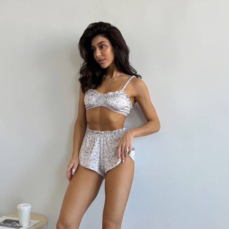 New Arrival Sleeveless Camisole And Shorts Two-Piece Set