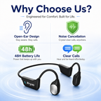 🌎Ends Today: 83% OFF!⏰🏆Pryxo®  Bone Conduction Smart Hearing Headphones （Mayo Clinic Recommended）