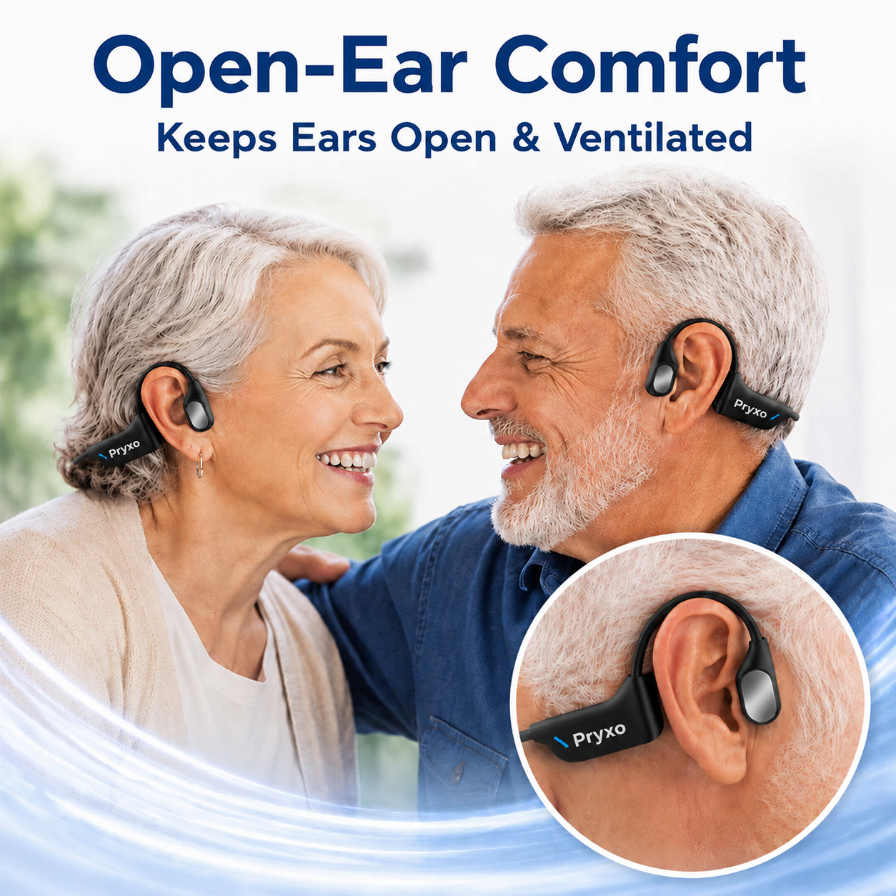 🌎Ends Today: 83% OFF!⏰🏆Pryxo®  Bone Conduction Smart Hearing Headphones （Mayo Clinic Recommended）
