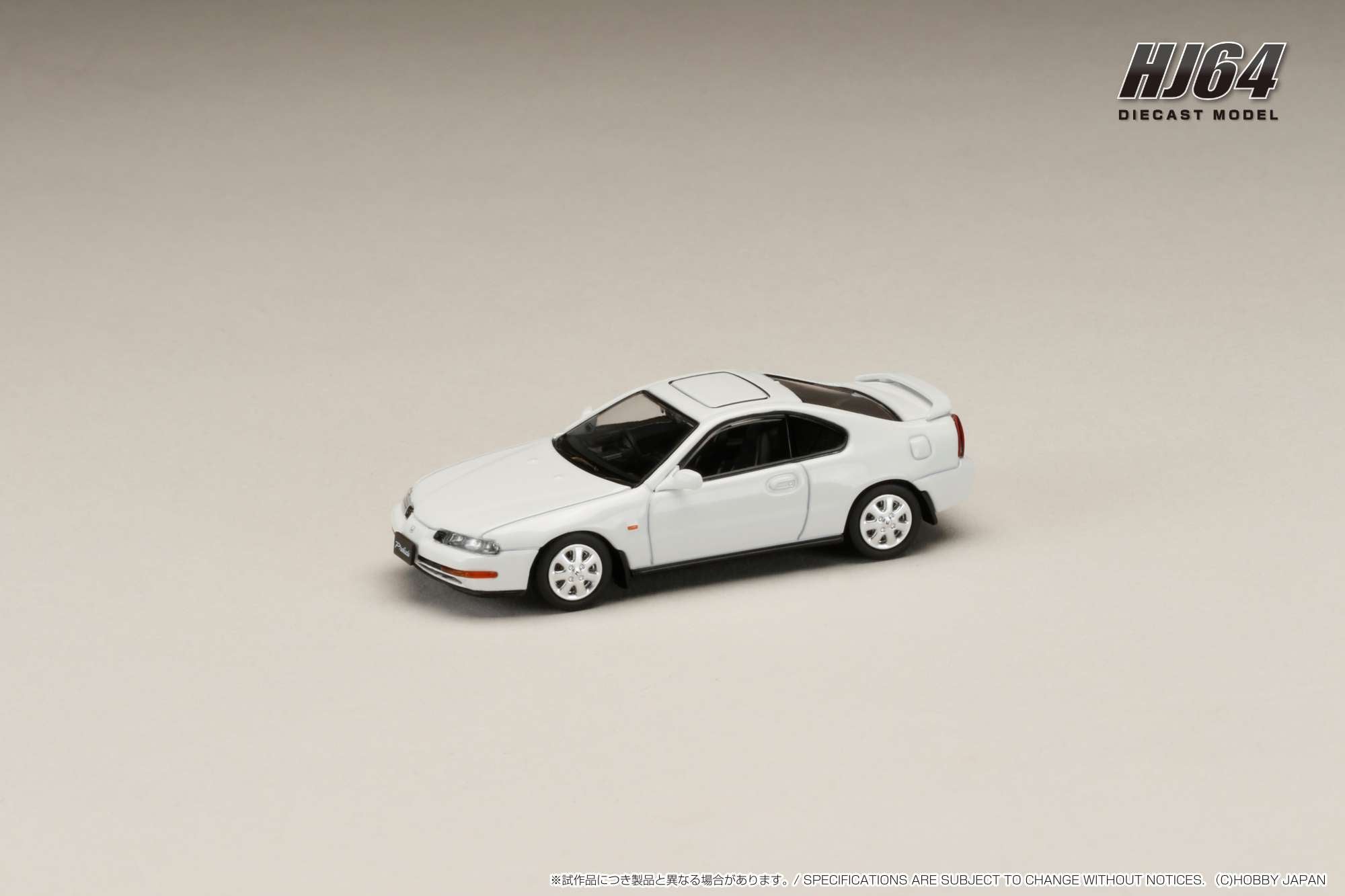 Hobby Japan 1:64 Honda Prelude 2.2Si-VTEC (BB4) Early Version in Frost White