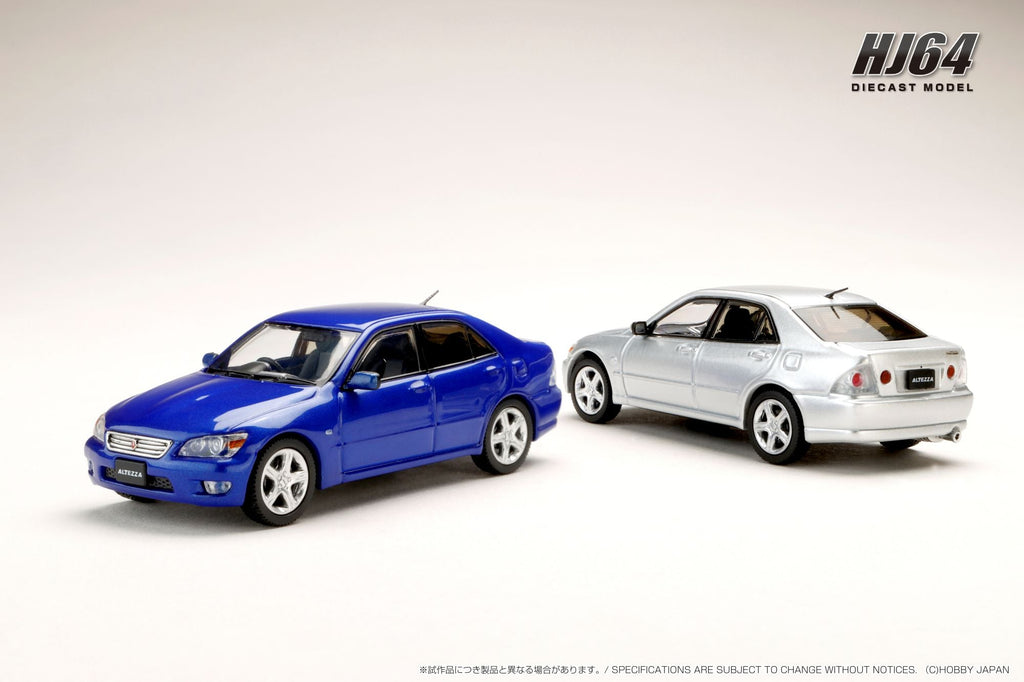 Hobby Japan 1:64 Toyota ALTEZZA RS200 (E10) 1998 in Super Bright Yellow