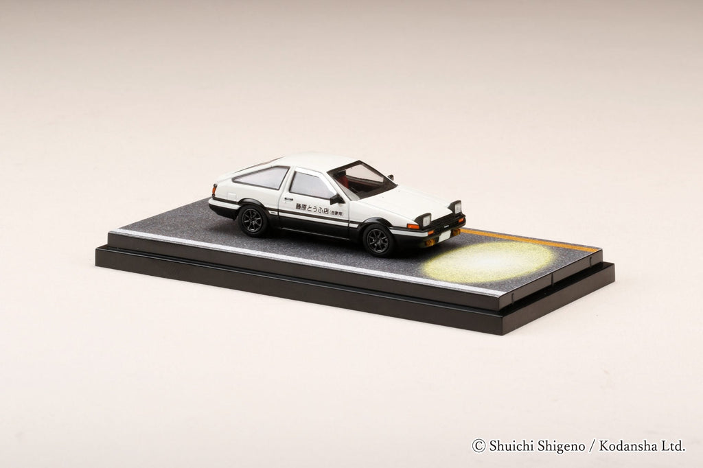 Hobby Japan 1:64 Toyota Sprinter Trueno GT APEX (AE86) 闋枃瀛桪 OPEN HEADLIGHTS / WITH 4A-GE DISPLAY MODEL