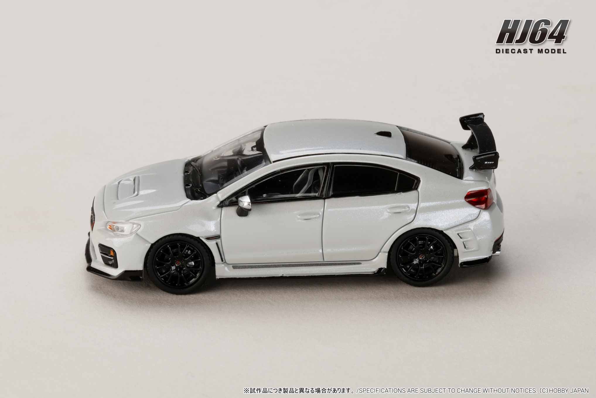 *PREORDER* Hobby Japan 1:64 Subaru S207 NBR Challenge Package in Crystal White Pearl