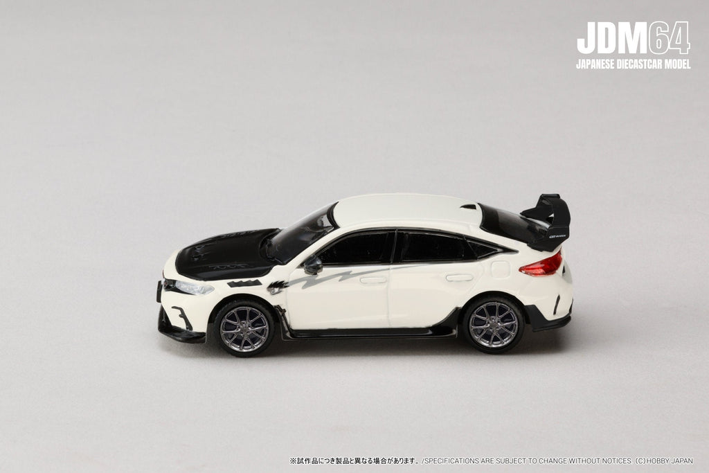 *PREORDER* Hobby Japan 1:64 Honda Civic Type-R (FL5) MUGEN Group B (2025) in Championship White
