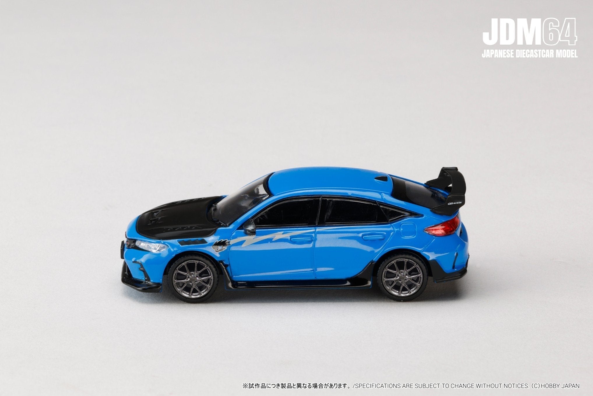 *PREORDER* Hobby Japan 1:64 Honda Civic Type-R (FL5) MUGEN Group B (2025) in Racing Blue Pearl