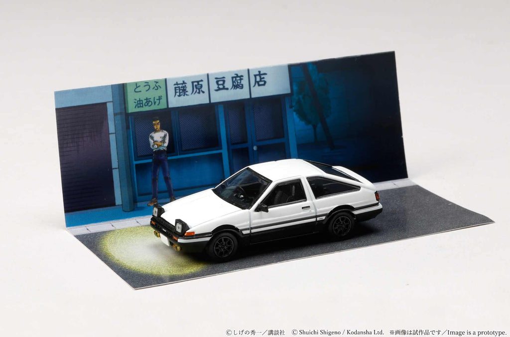 *PREORDER* Hobby Japan 1:64 Toyota SPRINTER TRUENO (AE86)/ INITIAL D Takumi Fujiwara VS Takeshi Nakazato
