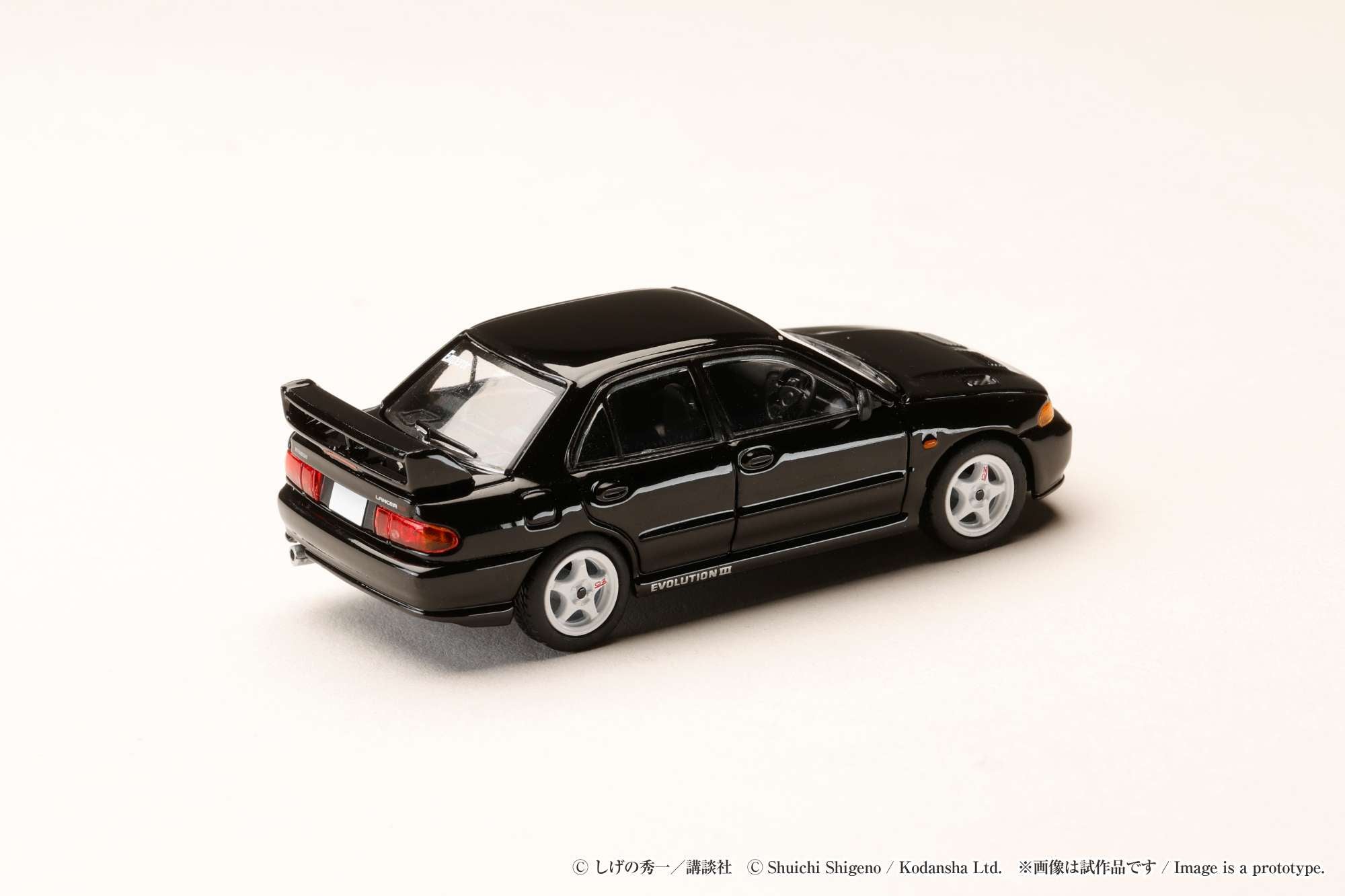 Hobby Japan 1:64 Mitsubishi Lancer RS Evolution III / INITIAL D Kyoichi Sudo VS Ryosuke Takahashi