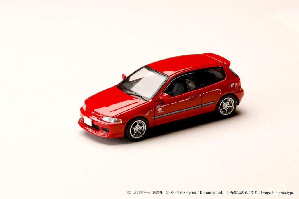 Hobby Japan 1:64 Honda CIVIC (EG6) Myogi Night Kids / INITIAL D Shingo Shoji VS Takumi Fujiwara