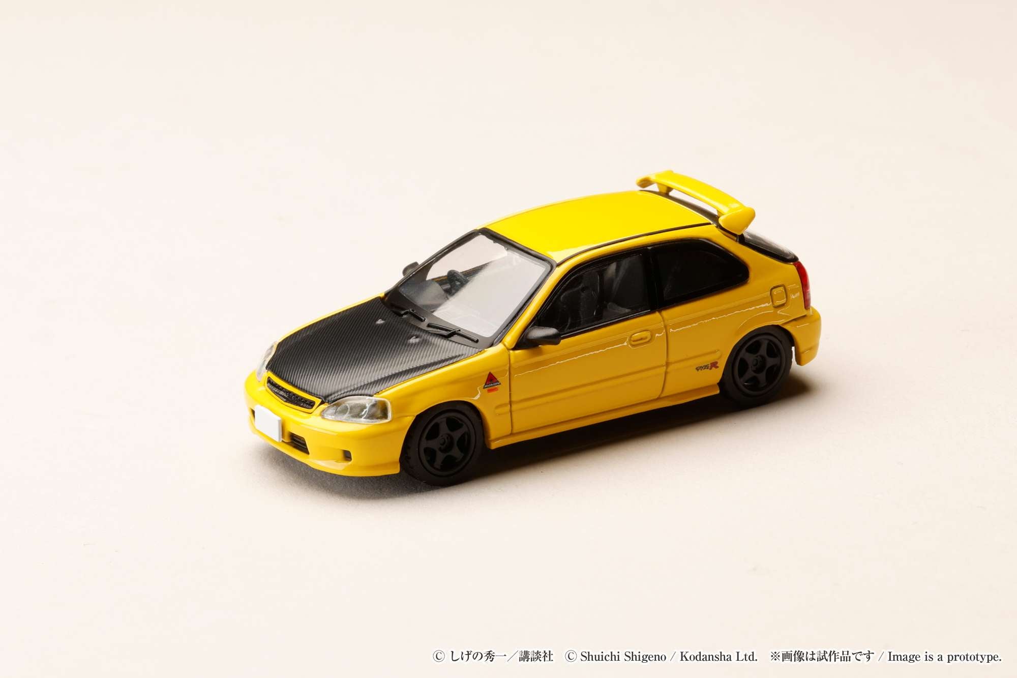 Hobby Japan 1:64 Honda CIVIC (EK9) Todojuku / INITIAL D Tomoyuki Tachi VS Takumi Fujiwara