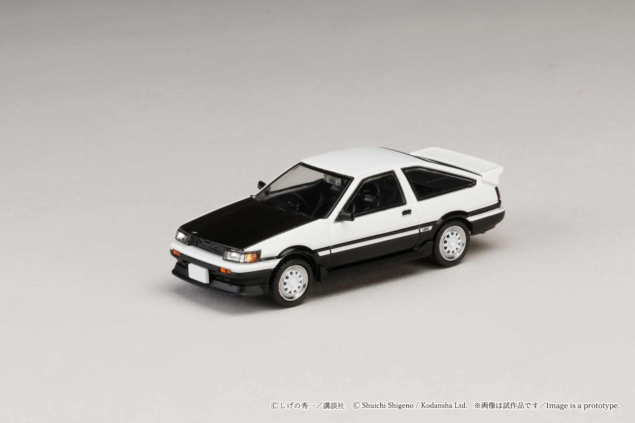 HobbyJapan 1/64 Toyota COROLLA LEVIN (AE86)/ INITIAL D Wataru Akiyama VS Keisuke Takahashi