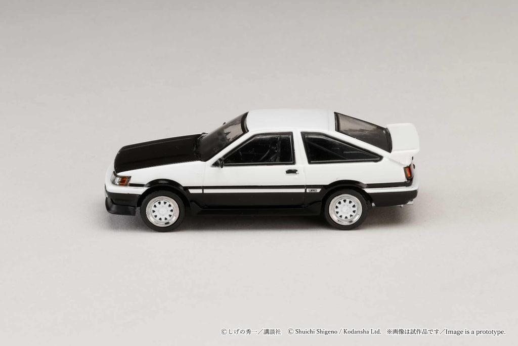 HobbyJapan 1/64 Toyota COROLLA LEVIN (AE86)/ INITIAL D Wataru Akiyama VS Keisuke Takahashi
