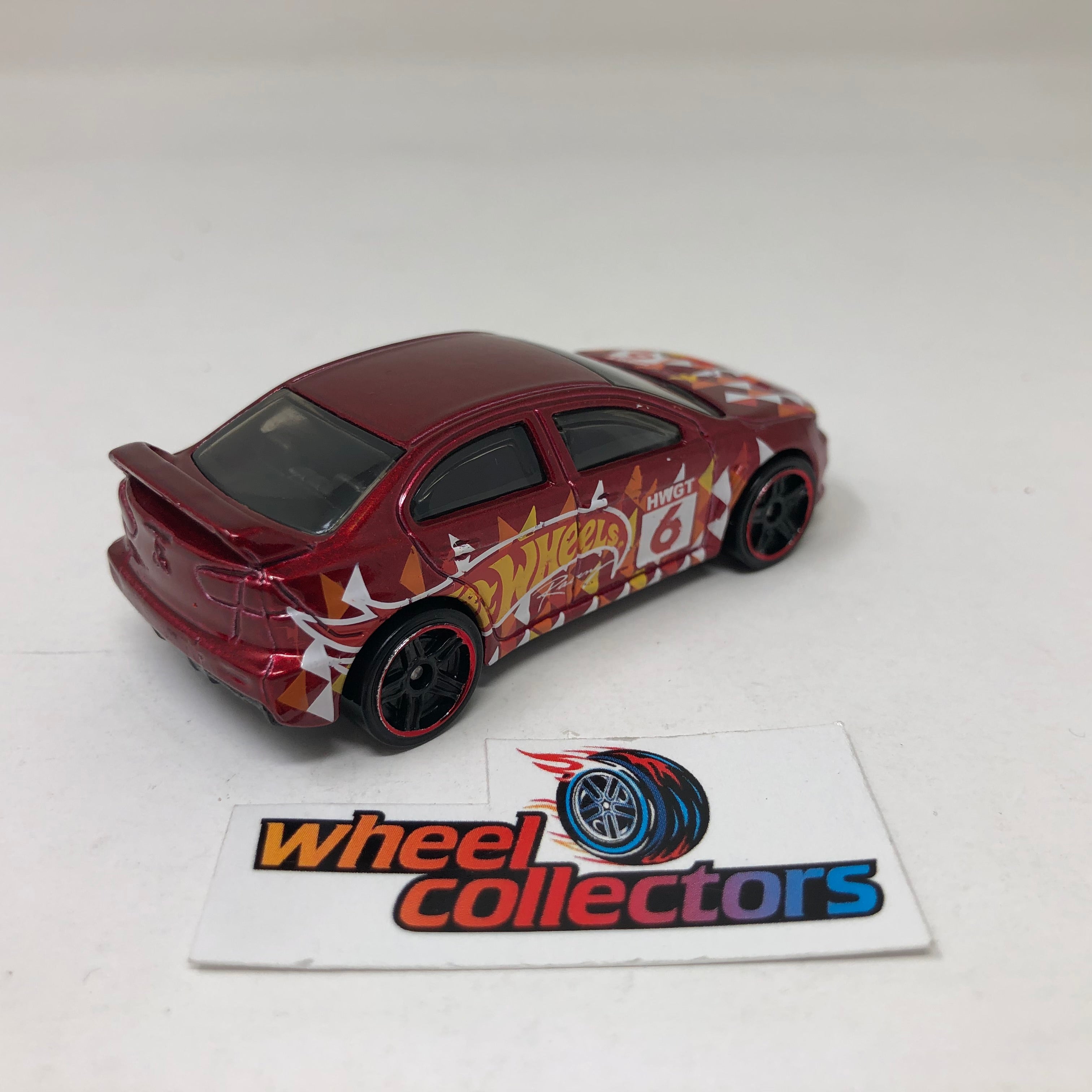 2008 lancer Revolution * Red * Hot Wheels Loose 1:64 Scale